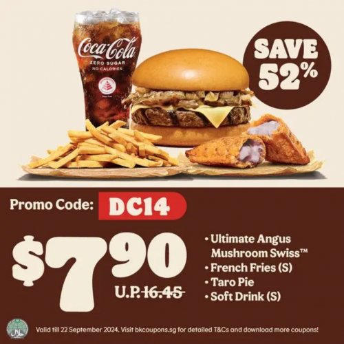 Ultimate Angus Mushroom Swiss™ Meal for $7.90