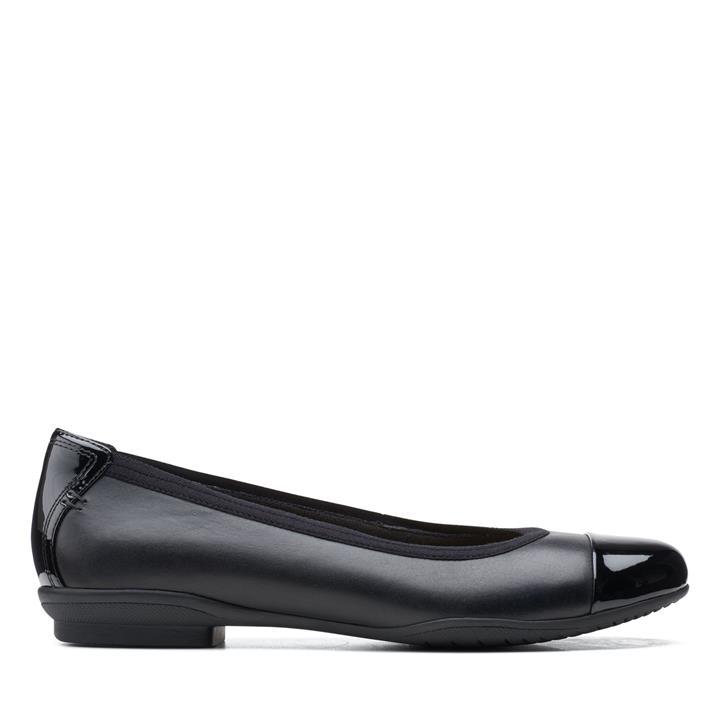 Sara Orchid Black Combo Leather