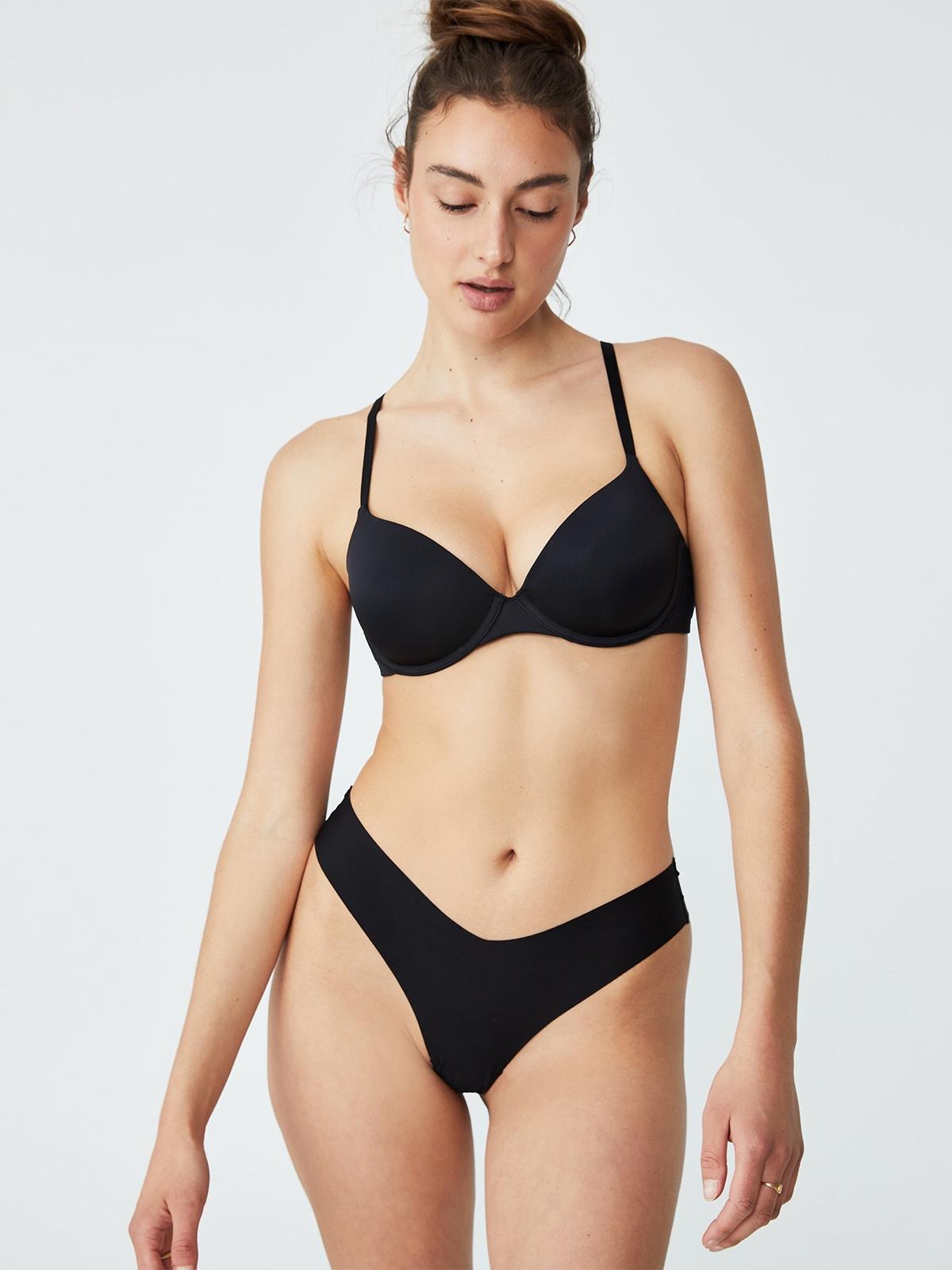 Ultimate Comfort Tee Bra - Black