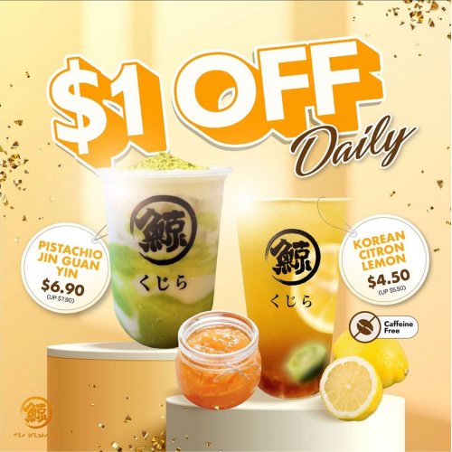 Enjoy $1 off daily at Takashimaya!