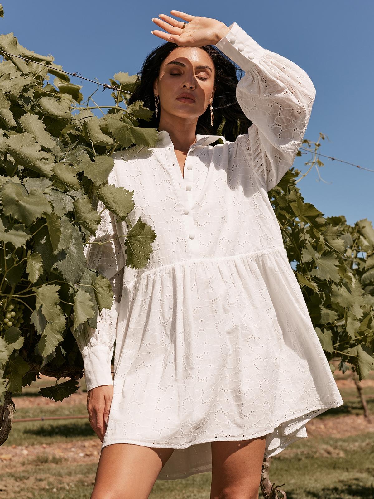 Rylee Mini Dress - White