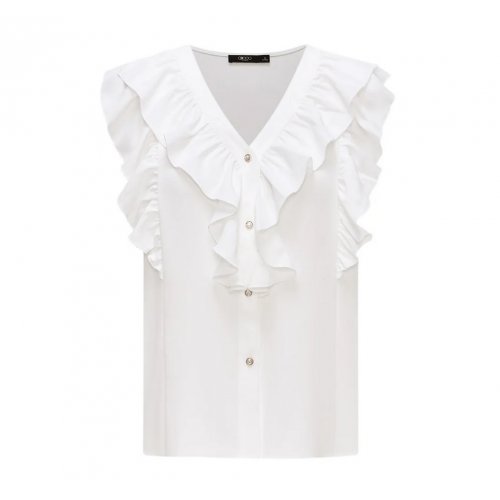 Ruffled Front Blouse