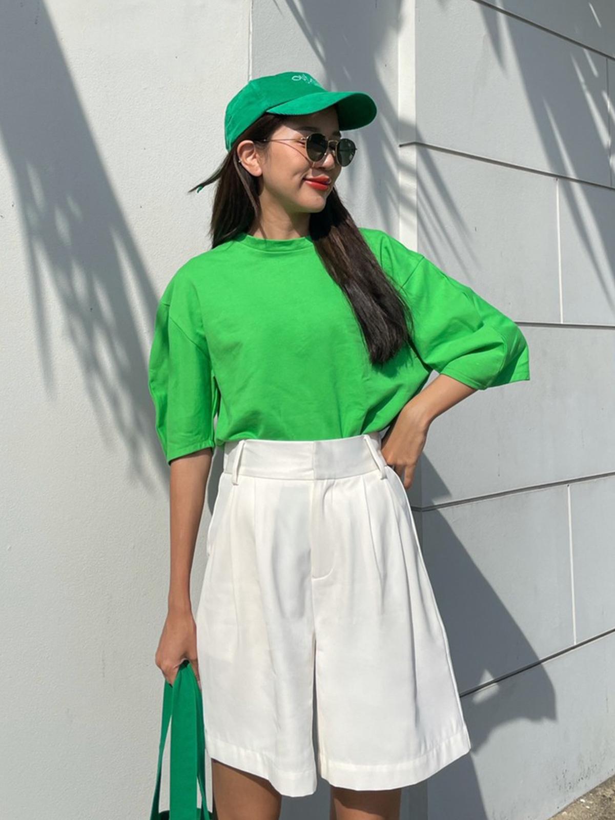 Shine Bright Short Sleeve Top - Green