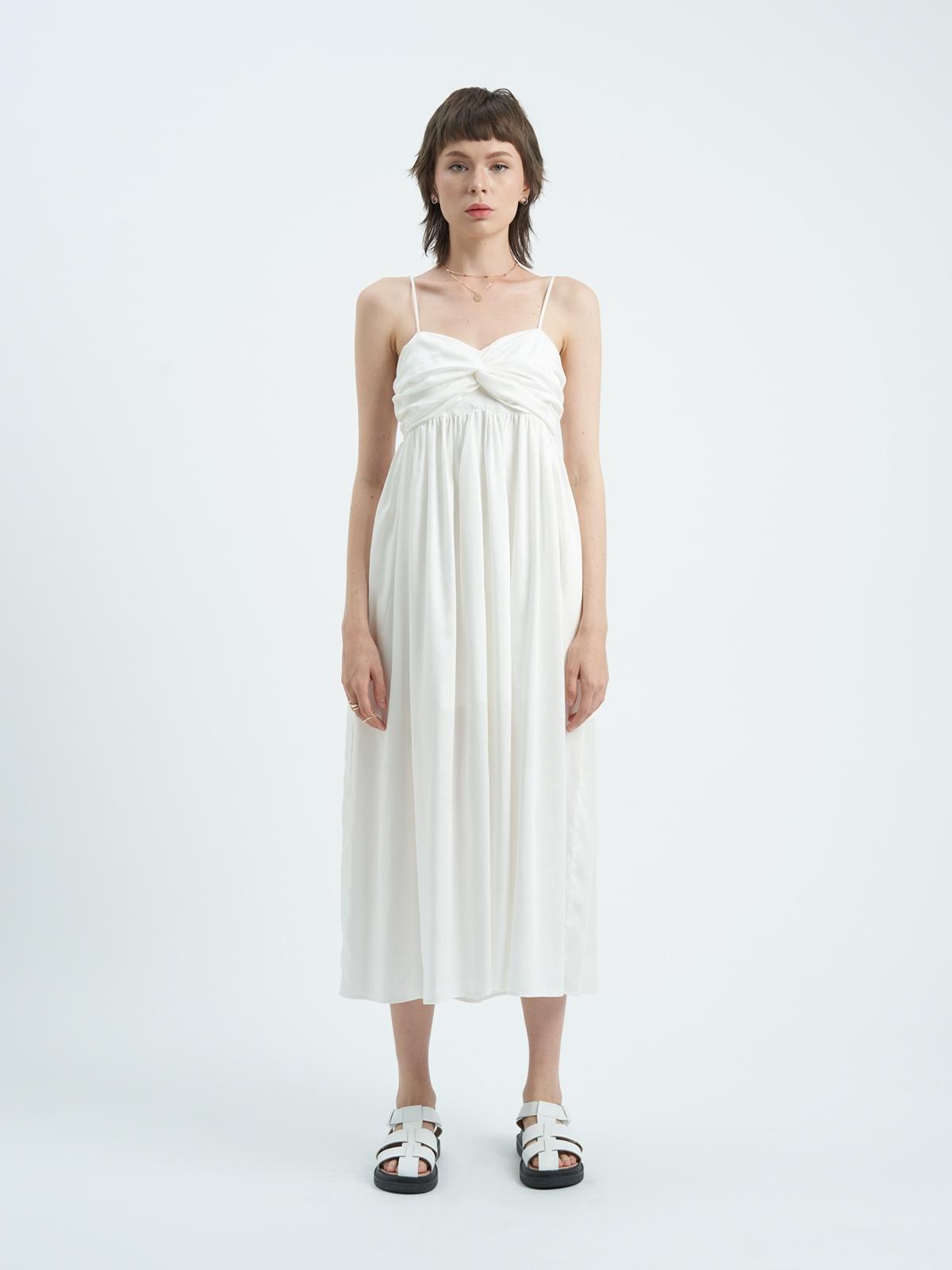 Camden Slip Dress - White