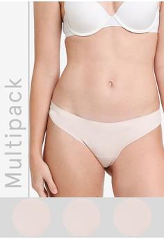 3 Pack Core Women's Laser Cut Thong