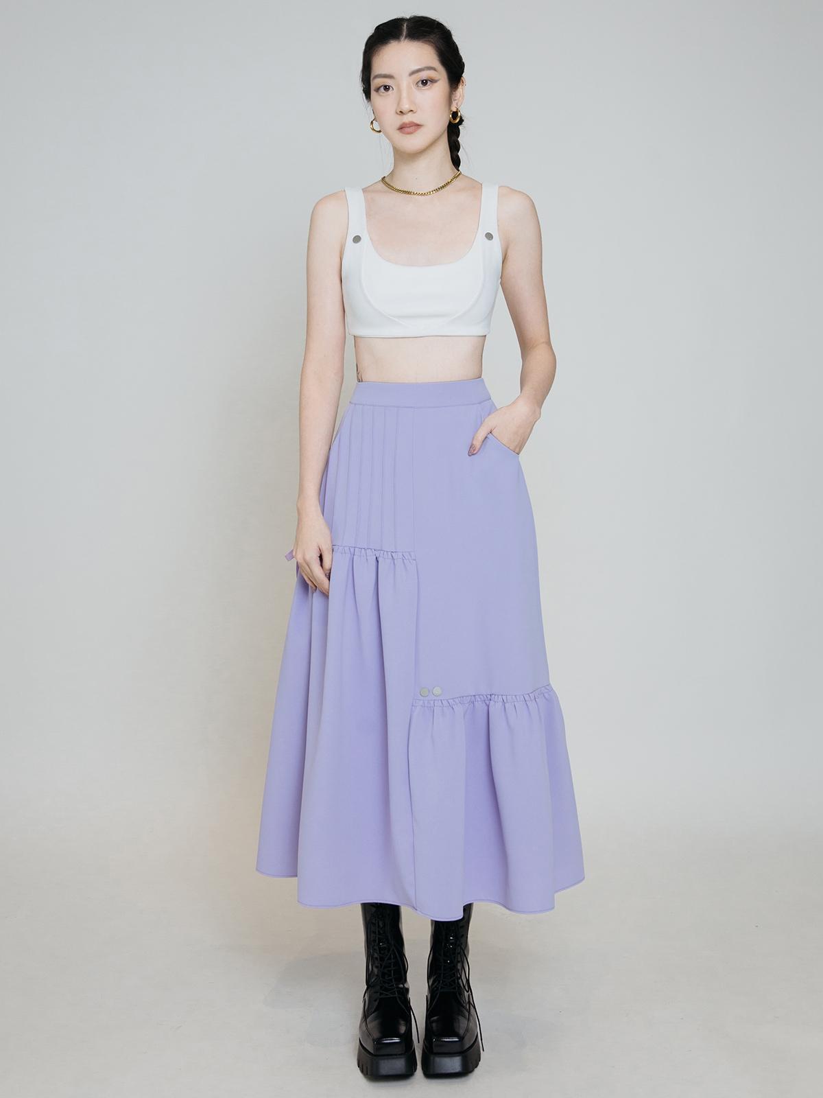 Maeve Midi Skirt - Lavender