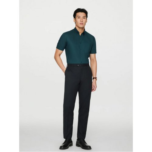 Non-Iron Easy Care Smart Fit Poplin Short Sleeve Shirt