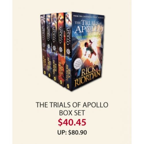 THE TRIALS APOLLO Е НІС RIC RIORDAN THE TRIALS OF APOLLO BOX SET