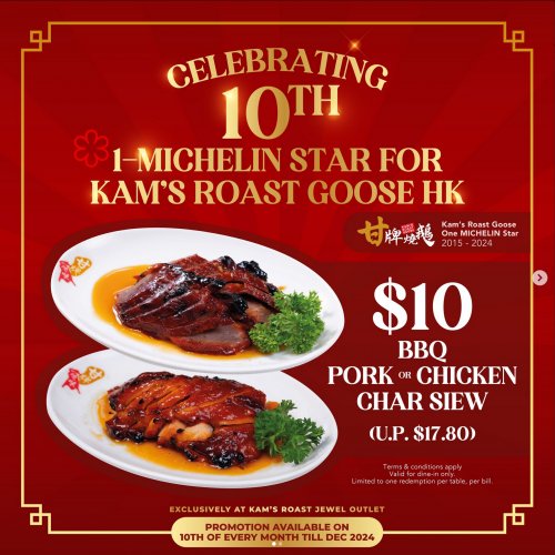Celebrating Kam’s Roast Goose HK’s 10th consecutive Michelin Star