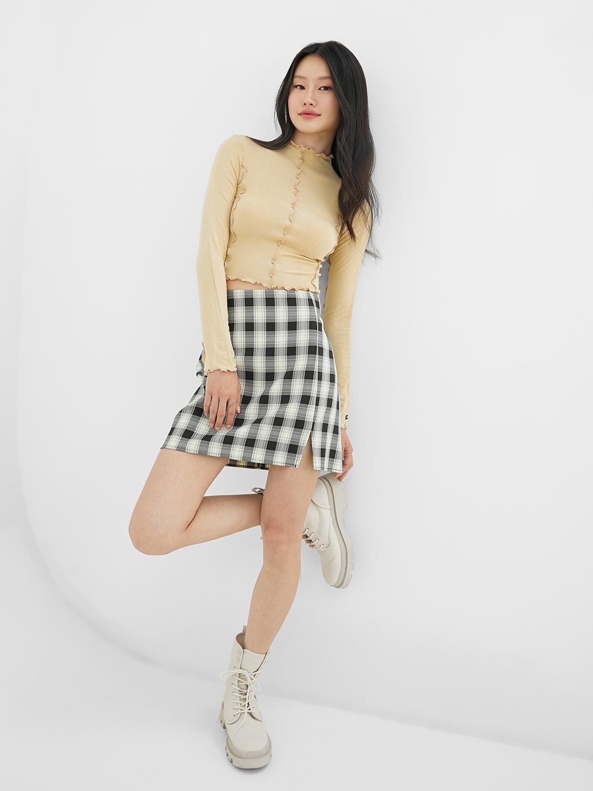 Another A X Incision Top - Yellow