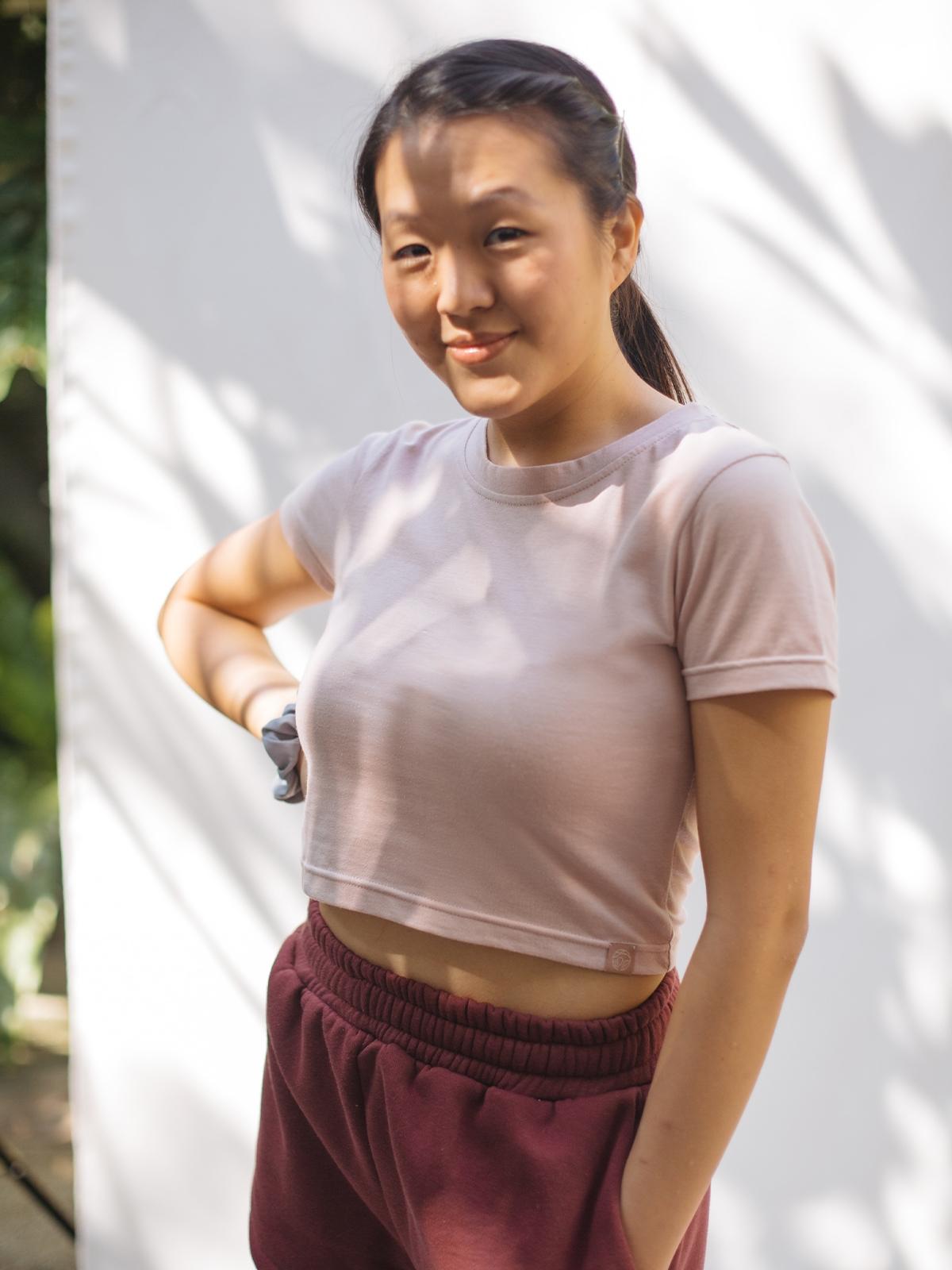 90s Baby Tee - Blush