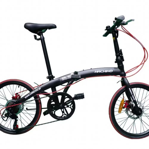 Foldable Bicycle | HA-02 Steel | 20 Inch 7 Speed Shimano | Black