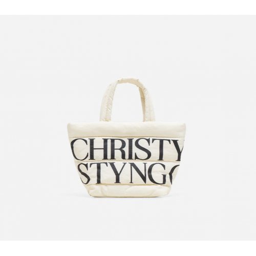 Nomad Small Puffer Tote Bag - Cream 