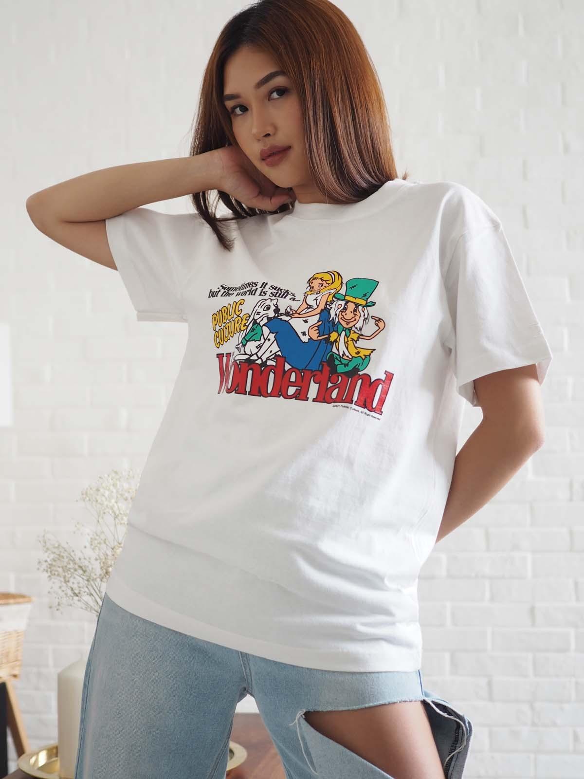 Wonderland Tee - White