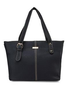 Unisa Vintage Contrast Stitching Ladies Tote Bag