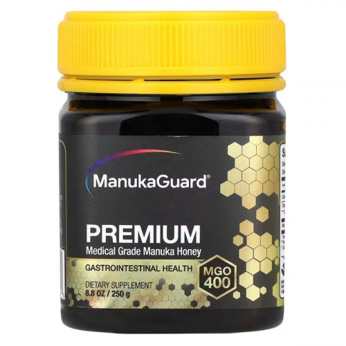  ManukaGuard, Premium Medical Grade Manuka Honey , MGO 400, 8.8 oz (250 g) 