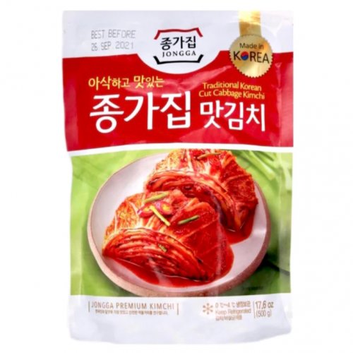 JONGGA Cut Cabbage Kimchi (500g)