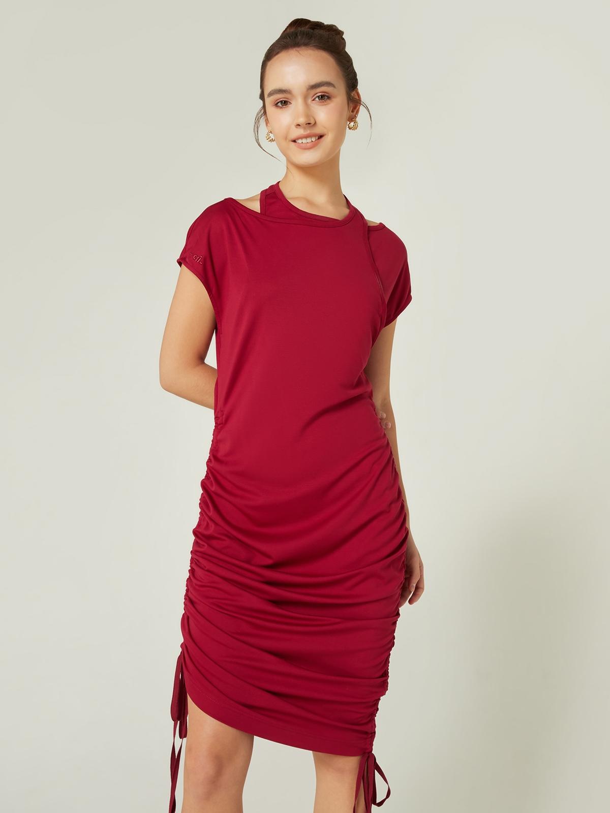Vari Dress - Merlot