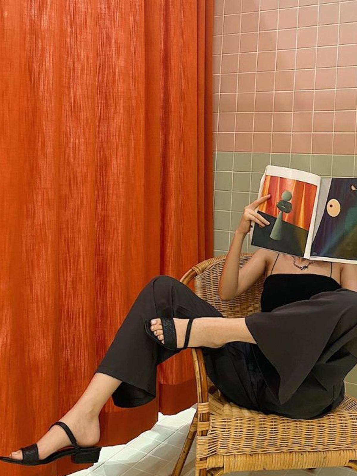 Briella Double Strap Sandal - Black