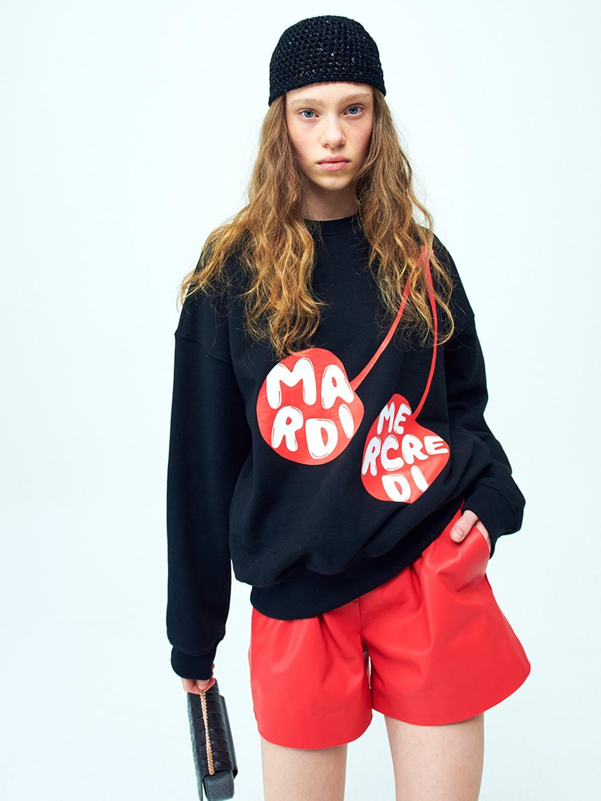 Handmade Glitter Beanie - Black