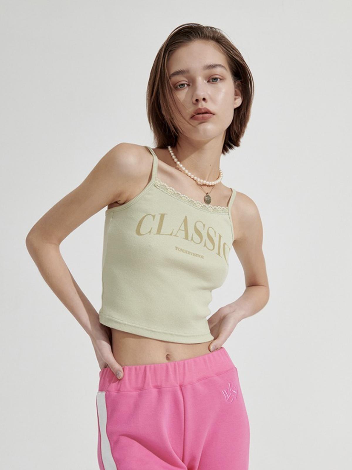 Wonder Visitor x Classic Lace Sleeveless - Mint