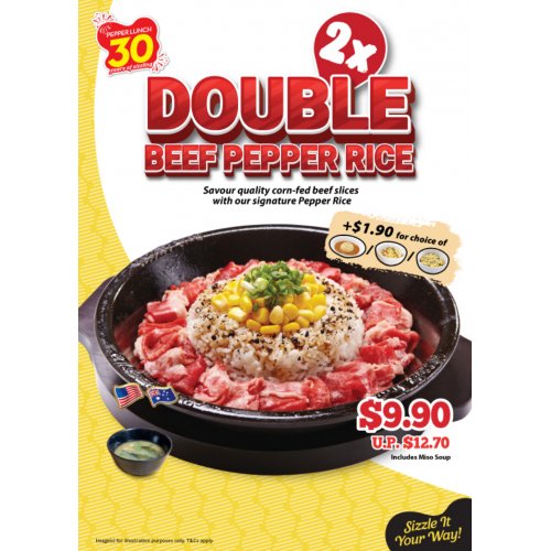 Double Beef Pepper Rice