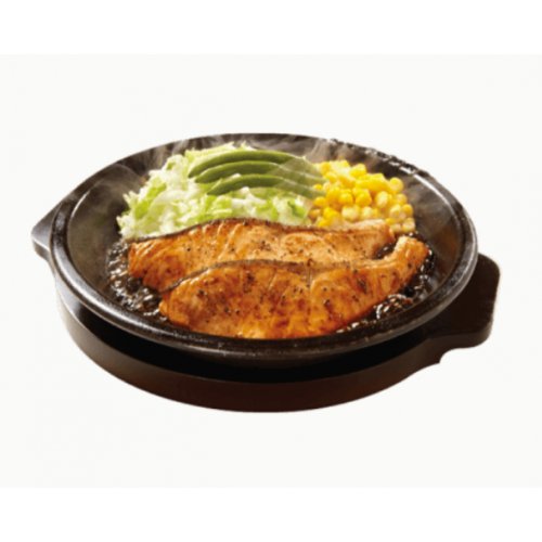 Teriyaki Double Salmon Steak