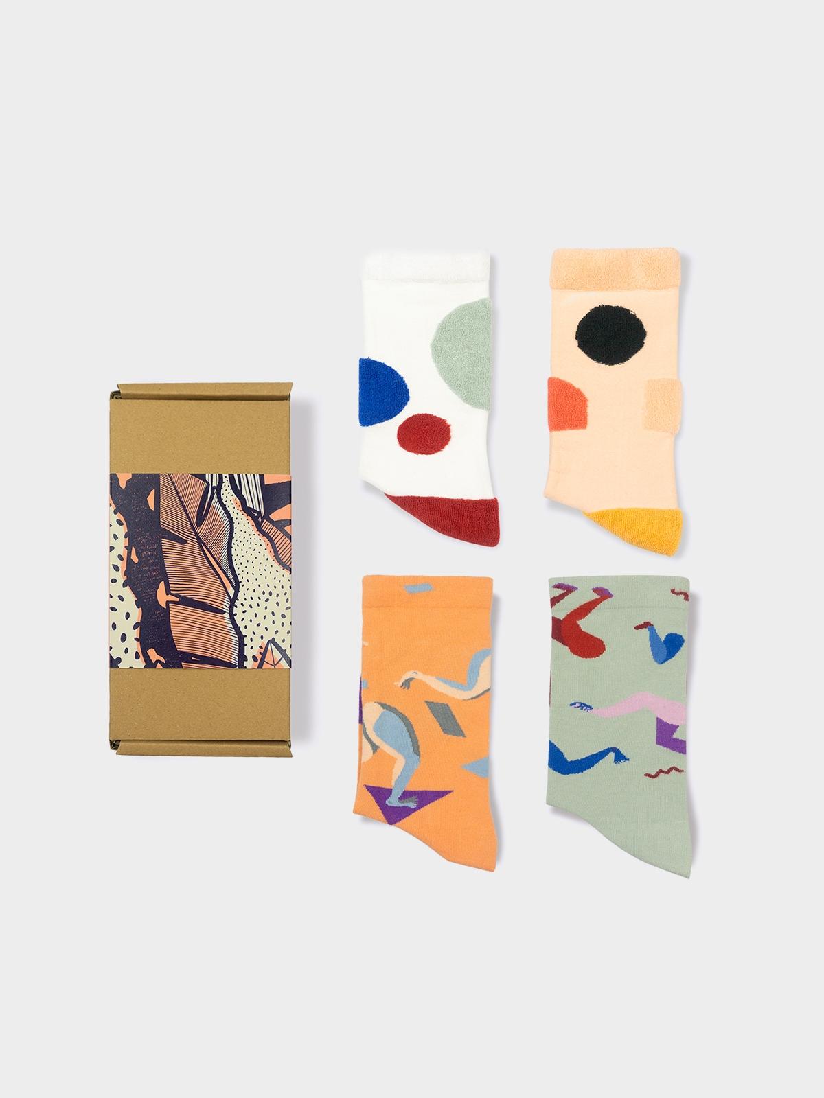 4 in 1 Holiday Gift Box D - Multi color