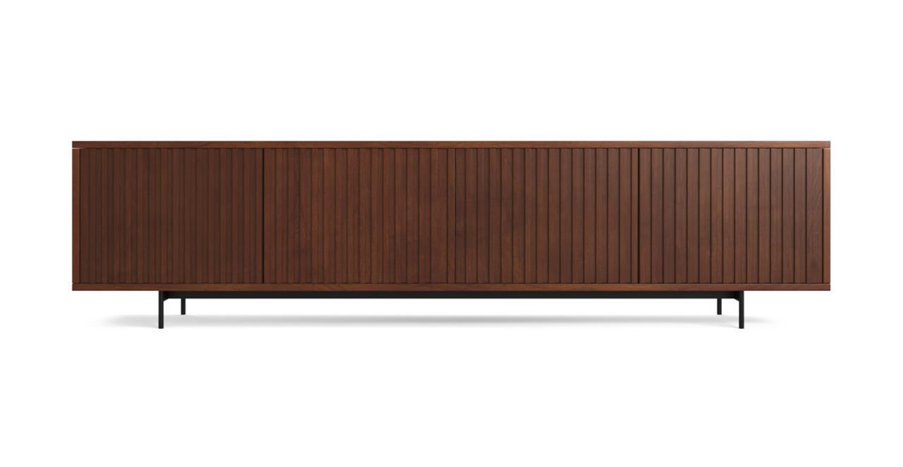 Bronco Entertainment Unit Maple Walnut