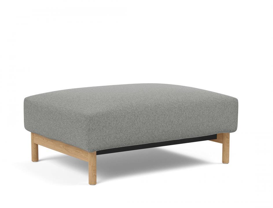 Malloy wooden legs ottoman - innovation living