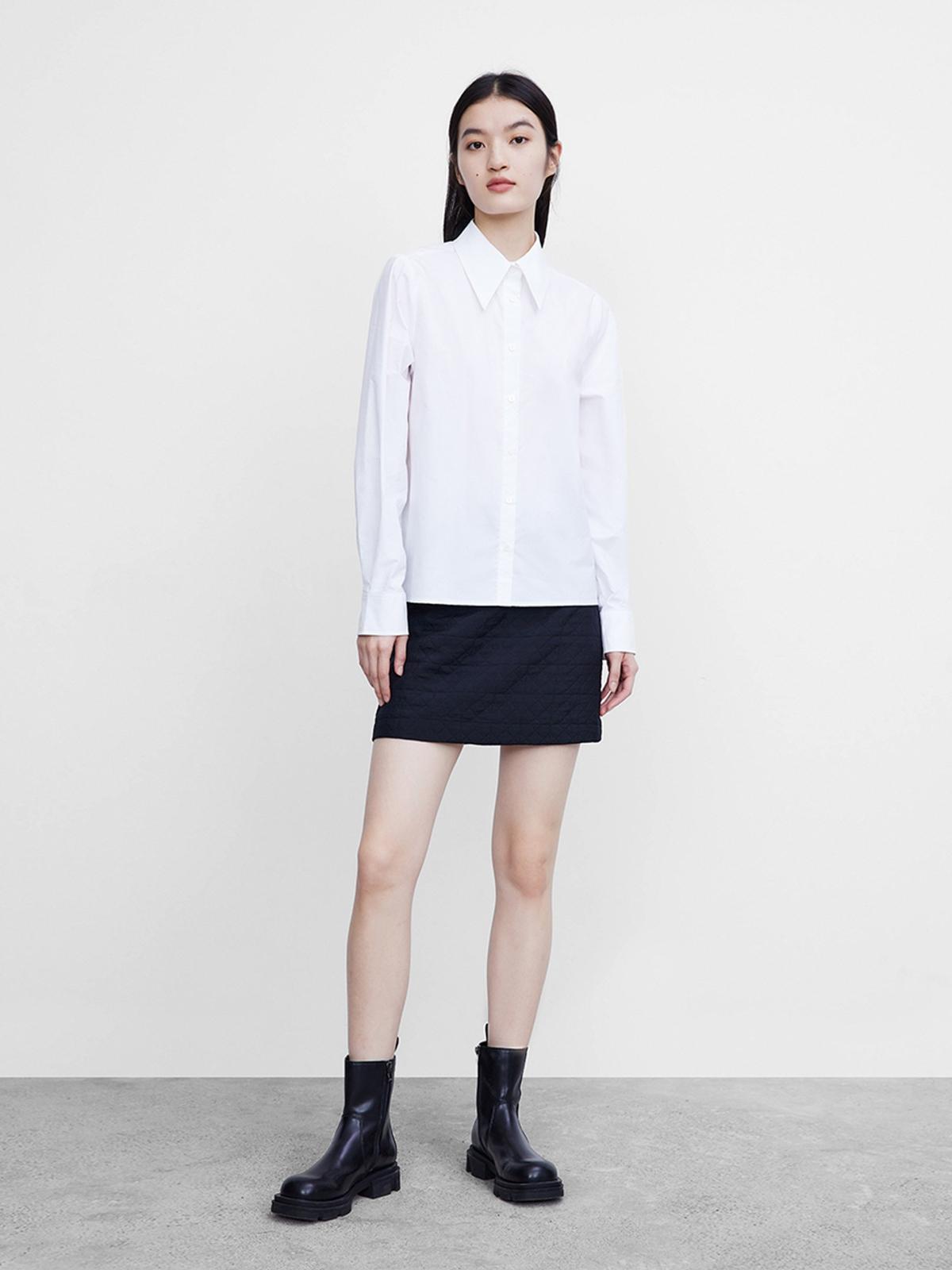 Button Up Shirt - White