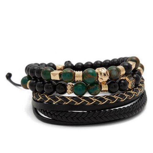 Alderbrae Men Bracelet - Dark Green