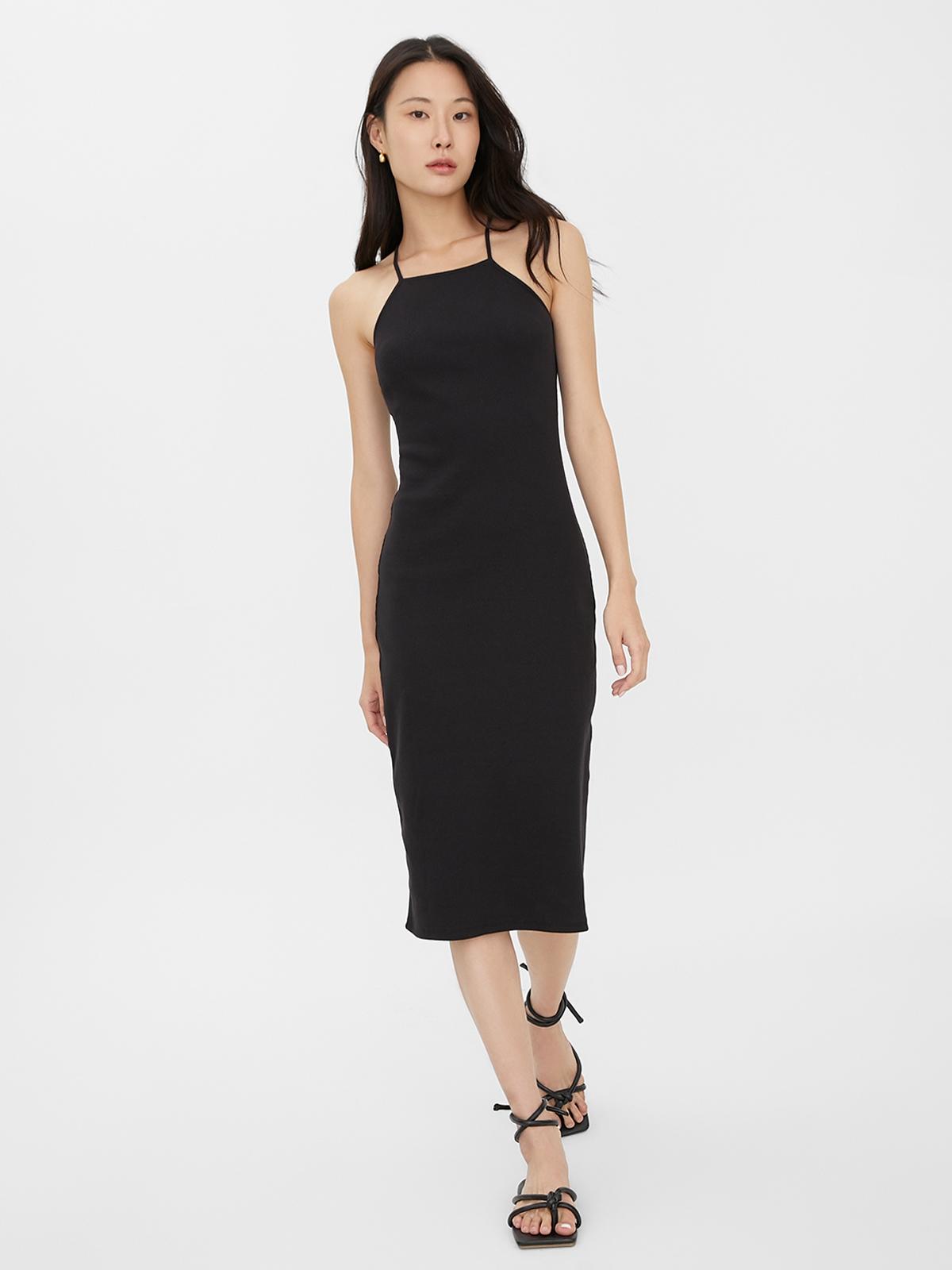Sustainable Criss Cross Dress - Black
