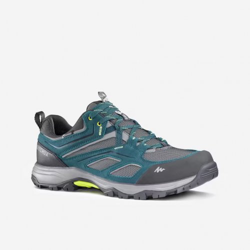 Men Mountain Hiking Waterproof Shoes MH100 - Blue