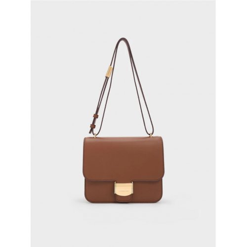 Violetta Boxy Bag - Chocolate