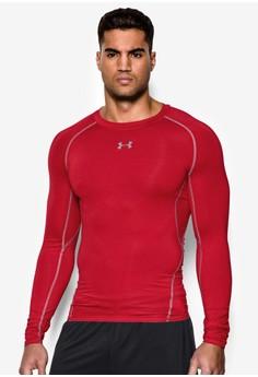 Men's UA HeatGearÃ‚Â® Armour Long Sleeve Compression Shirt