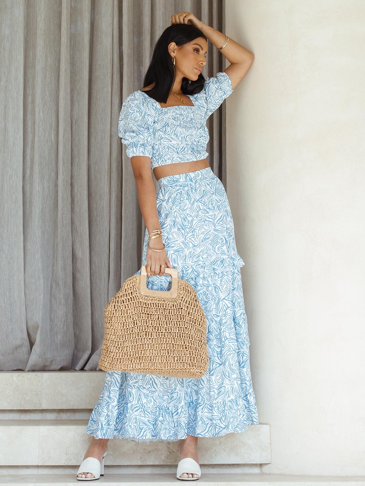 Valencia Skirt - Blue