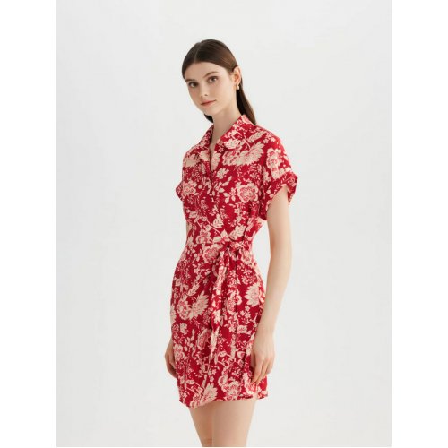 Floral Printed Wrap Dress