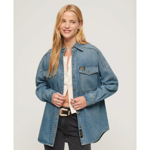 Denim Overshirt - Antique Blue