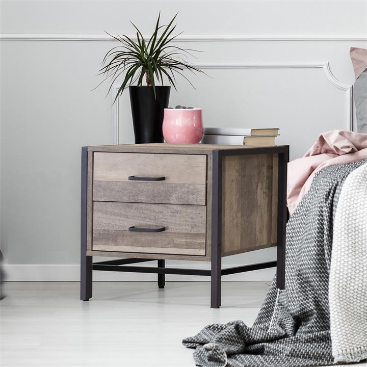 Milano Decor Palm Beach Bedside Table