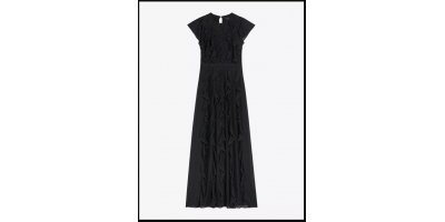 TED BAKER Hazzie ruffled woven maxi dress