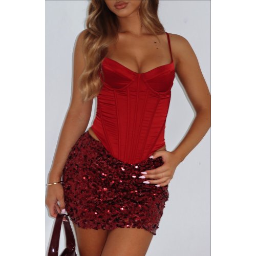 Show Time Bustier Wine