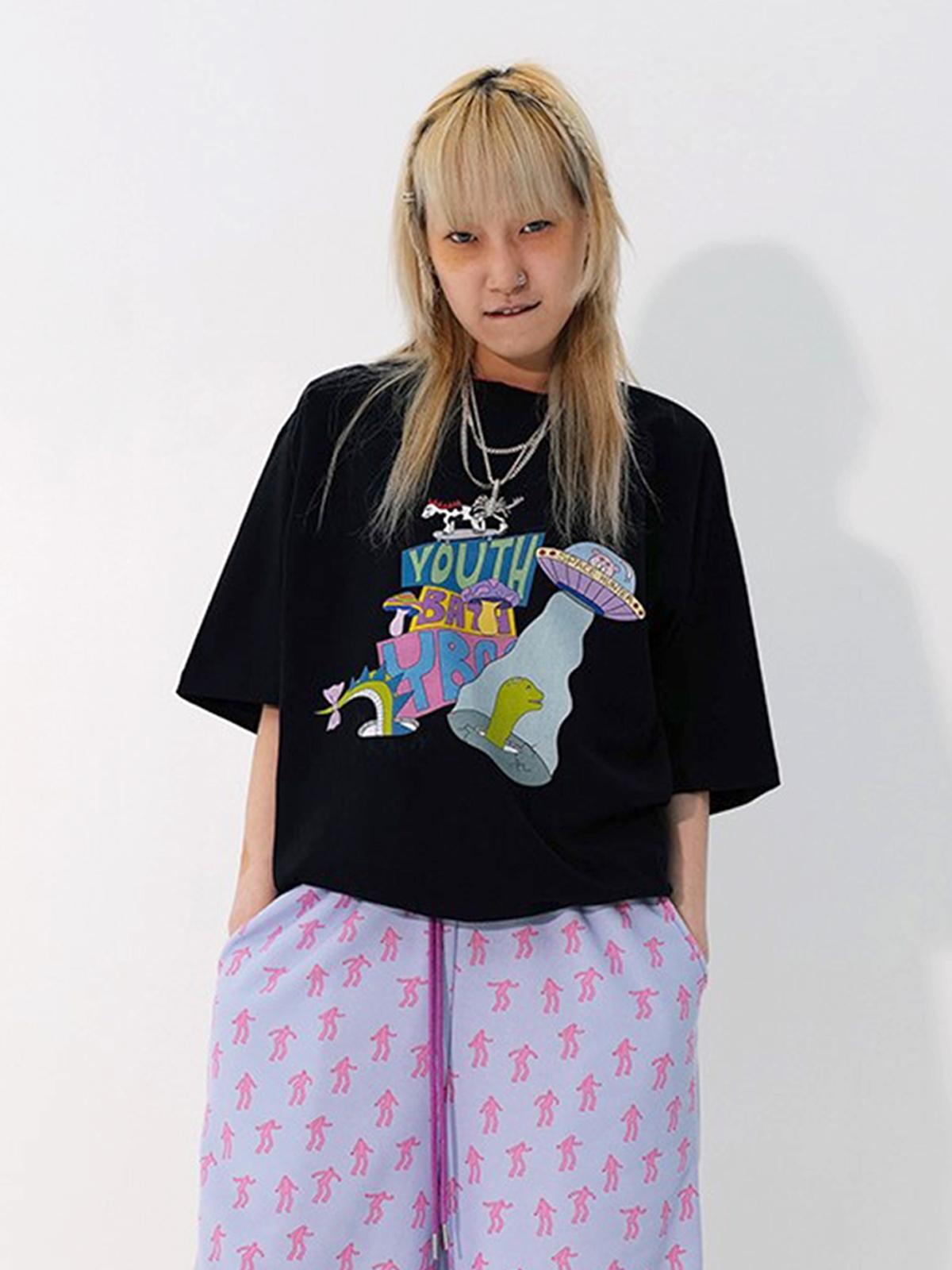 Youthbath x Planet Park Short Sleeve Tee - Navy