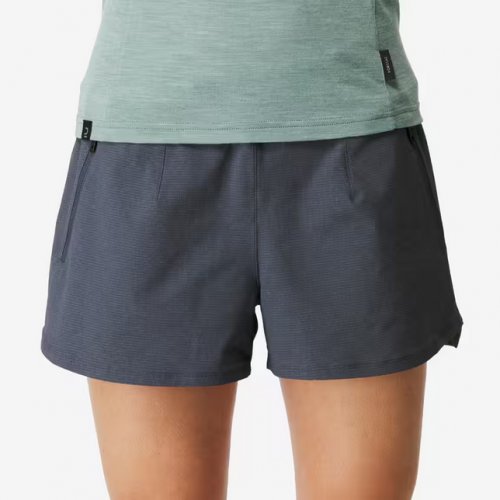 Women's Trekking Shorts Travel 500 - Dark Blue