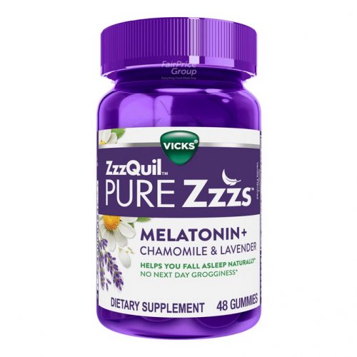 ZzzQuil Pure Dietary Supplement - Melatonin+ Chamomile & Lavender