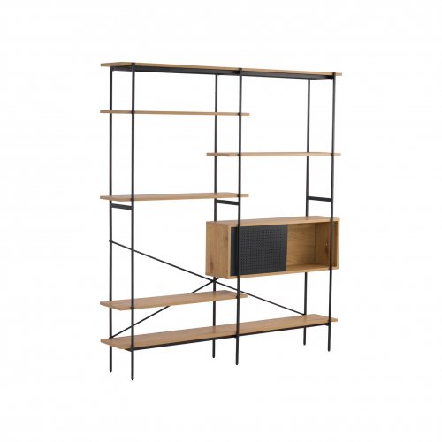 Kreman Shelf - Black, Oak