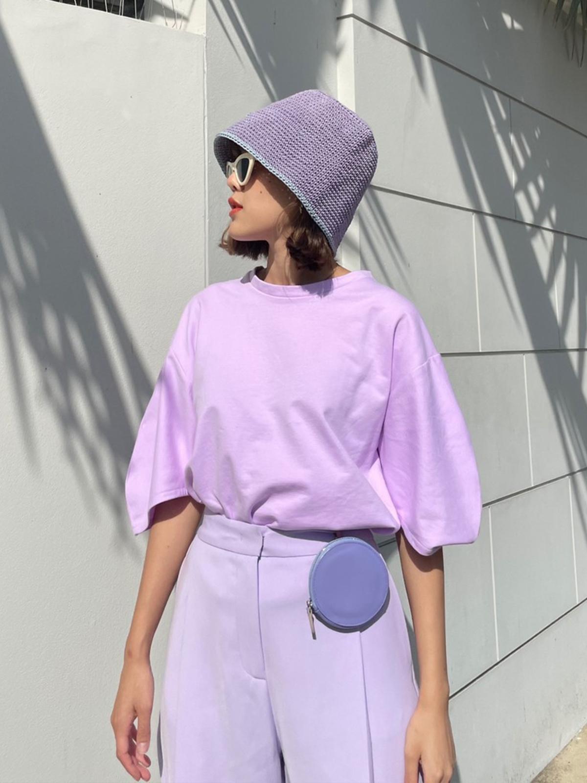 Shine Bright Short Sleeve Top - Purple