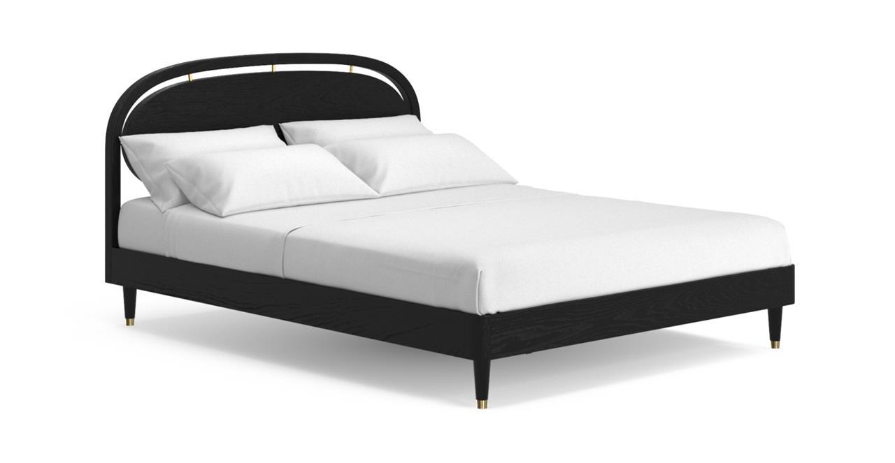 Melody Queen Size Bed Frame Java Black