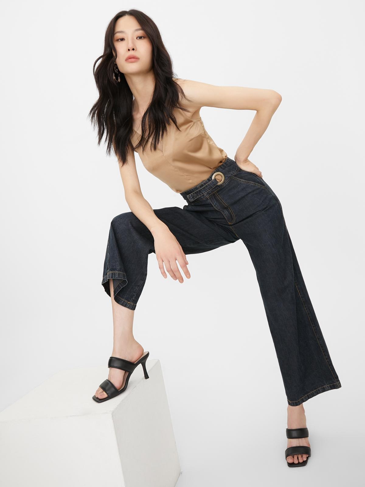 V-Neck Cami Top - Tan