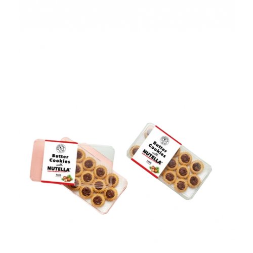 Butter Cookies with Nutella